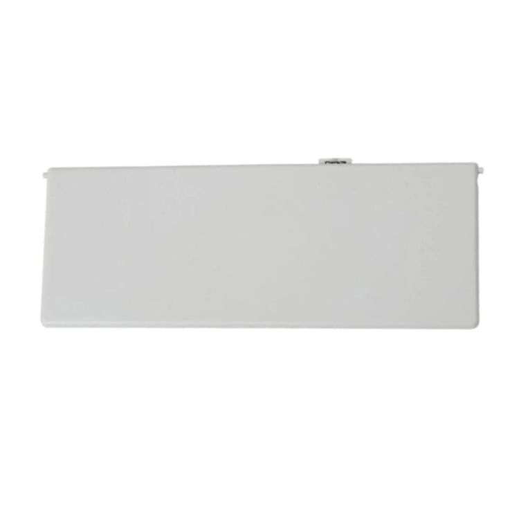 Light gray sun visor vanity mirror cover for Land Rover, flat rectangular panel