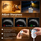 USB Star Projector Night Light Adjustable Focus LED Planetarium Lamp, With 3 Lenses, With 6 Lenses