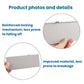 Light gray sun visor vanity mirror cover with hinged flap and latch