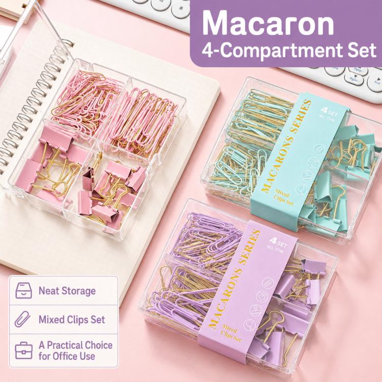 Paperclips Paper Clip Binding Office Combination Set