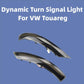Dynamic LED side mirror turn signal assembly pair, smoked black covers and amber lens