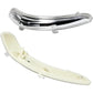Turn signal lens and mounting base set with chrome trim and clear reflector