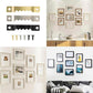 Sawtooth picture frame hanging hooks with screws, multi-color set for wall frames