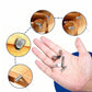 64 PCS/Pack Shelf Pegs Kit 4 Assorted Styles Shelf Support Pins Brackets Assortment with Storage Box, 64 PCS/Pack Gold, 64 PCS/Pack Silver