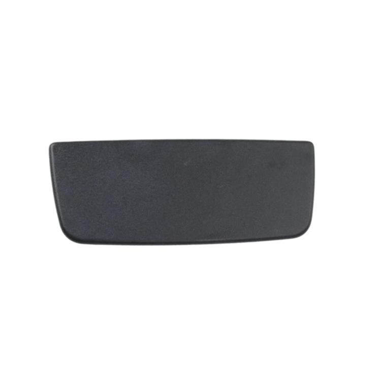 Black sun visor vanity mirror cover for left-hand drive