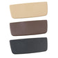 Sun visor vanity mirror cover set in beige, dark brown, and black (left-hand drive)