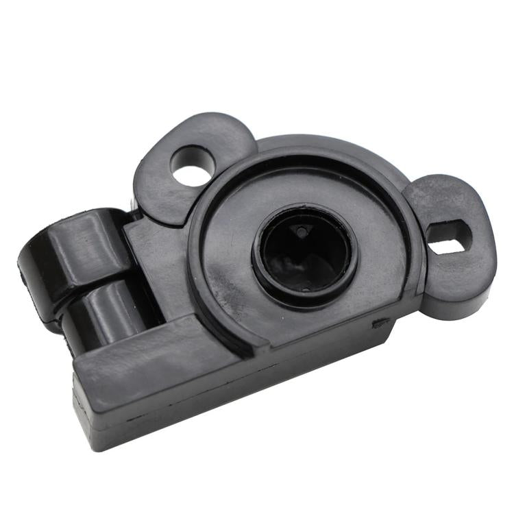 Throttle position sensor with circular housing and two mounting lugs