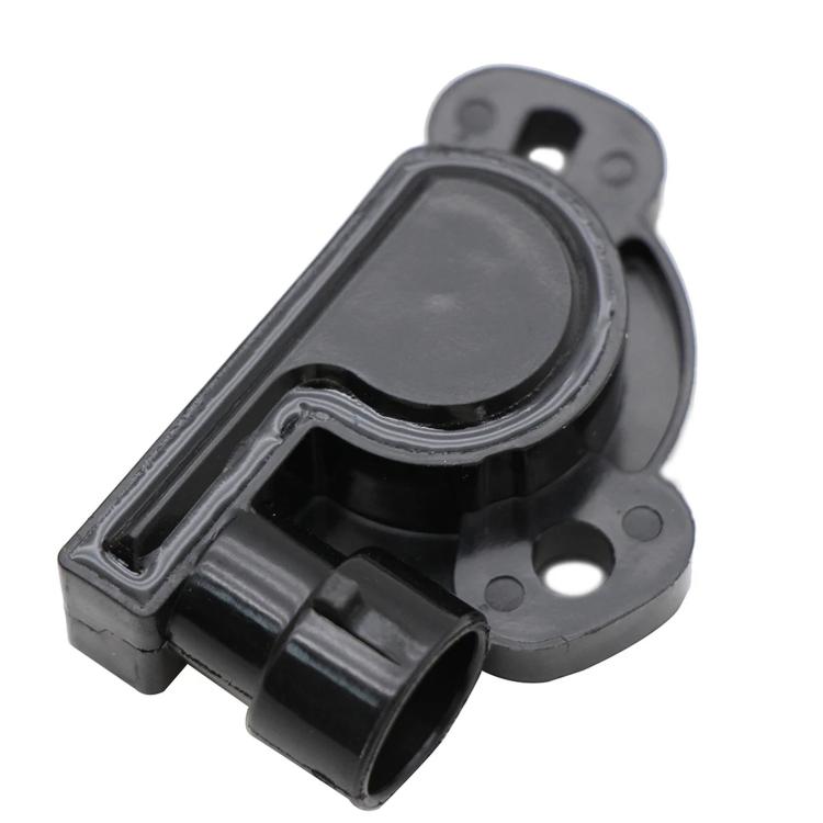 Throttle position sensor with gray mounting bracket and cable plug