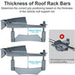 Adjustable clamp bracket showing recommended bar thickness range 10–32 mm