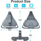 Roof clamp mount bracket with dimension markings and triangular support base