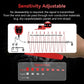 Red automotive circuit tracer with adjustable sensitivity indicator panel