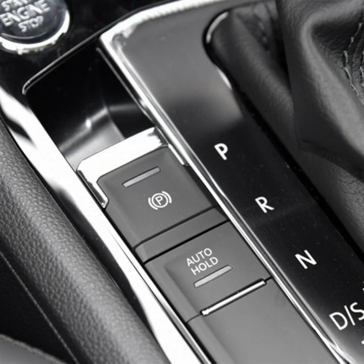 Electronic parking brake switch panel with P, R, N, and AUTO HOLD buttons