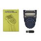 Adjustable guide comb for Philips OneBlade, black with dark gray adjustment wheel
