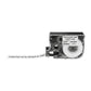 12mm heat-transfer label ribbon, clear cartridge with “ironing labels” strip text