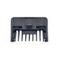 Adjustable guide comb attachment underside with fixed teeth for 1–5mm trimming