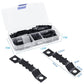 100 PCS/Box Sawtooth Picture Hangers Kit Heavy Duty Frame Hanging Hooks With Screws