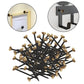 50 PCS/Box Brass Head Picture Hanging Nails Wall Pins Hardware Kit, 50 PCS/Box