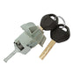 Right door lock cylinder with two keys on split metal stem