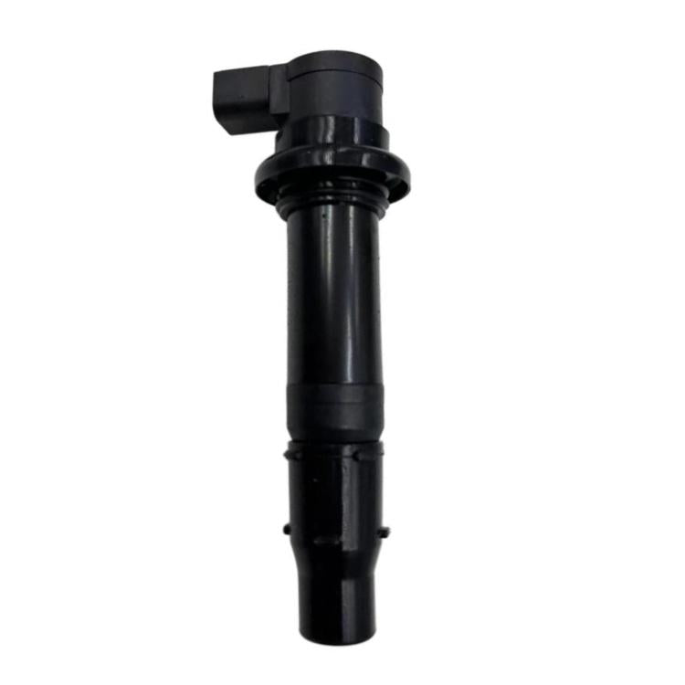Black ignition coil with wire connector plug