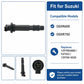Black ignition coil with front connector shown on a compatibility card