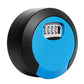 Oversized Circular Key Lock Box Waterproof 4 Digit Combination Security Storage Case