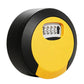 Oversized Circular Key Lock Box Waterproof 4 Digit Combination Security Storage Case