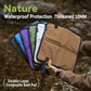 Foldable camping seat pads bundle, multiple square mats each with a carabiner clip