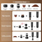 Digital Display Pump-Type Handheld Coffee Maker With USB Charging