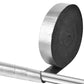 Pipe wrapping insulation tape roll with silver foil layer and black foam backing