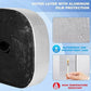 Black foam insulation roll with silver aluminum film protection layer