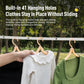 AOTU AT6717-A Portable Retractable 4.1m Clothesline With 41 Hanging Holes Windproof Laundry Line