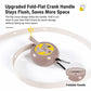 AOTU AT6717-A Portable Retractable 4.1m Clothesline With 41 Hanging Holes Windproof Laundry Line