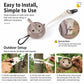 AOTU AT6717-A Portable Retractable 4.1m Clothesline With 41 Hanging Holes Windproof Laundry Line