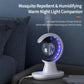 3 In 1 Cool Mist Humidifier With Mosquito Repeller & Night Light USB Plug-in Desktop Diffuser