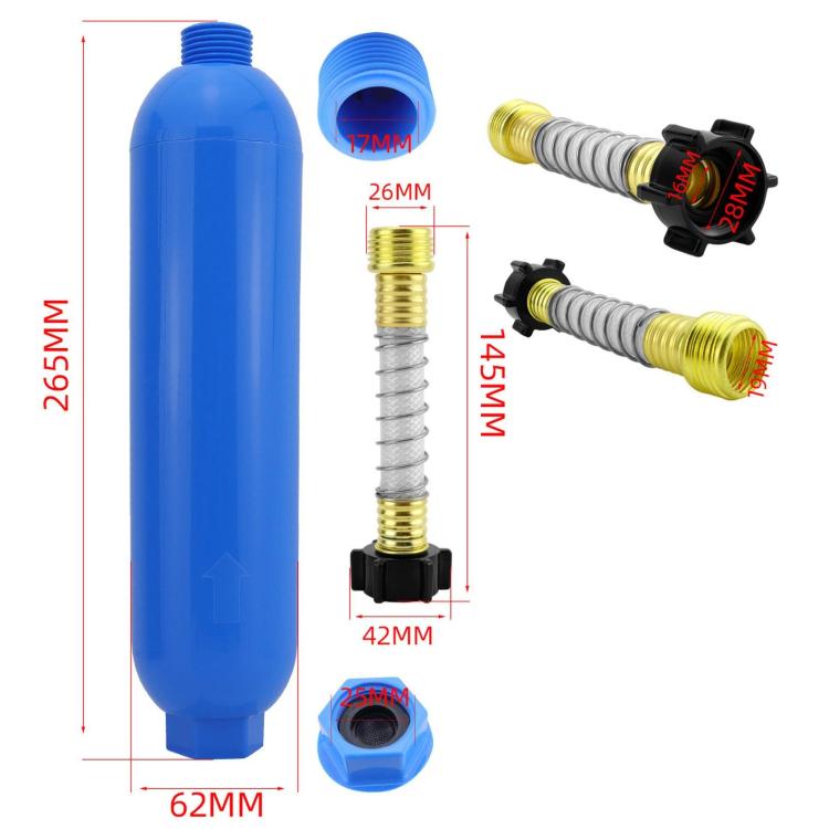 RV Filter Cartridge With Garden Water Hose Connector, 2pcs /Set