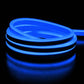 Blue LED neon rope light roll, flexible waterproof cuttable light strip coil