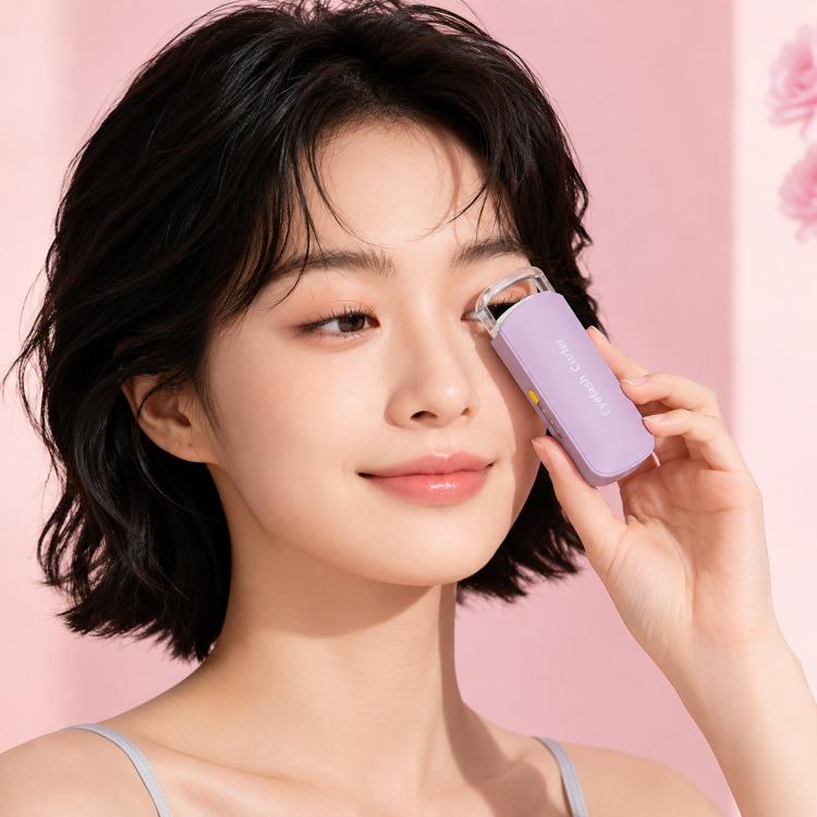 Rechargeable Heated Eyelash Curler With 3 Temperature Modes