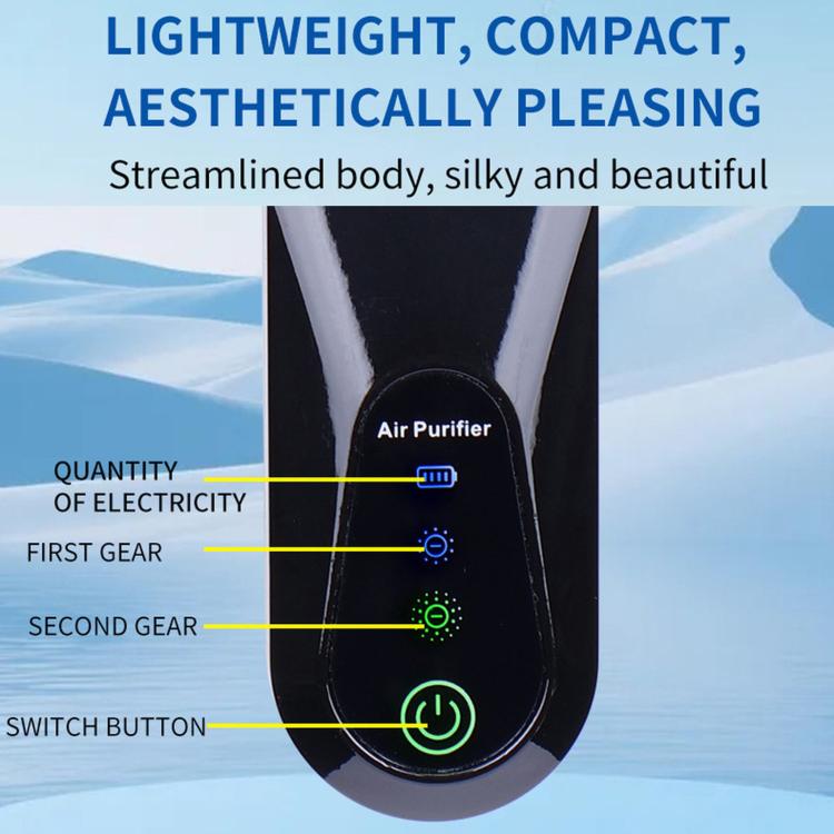 Wearable Personal Air Purifier Cordless Neck Air Ionizer