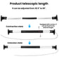 Car Door Handle Round Telescopic Rod With Built-in Spring For Automatic Closing