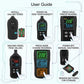 BDMETER TDC803 Handheld Portable Color Screen Temperature Humidity Meter High-Precision Environmental Detector, BDMETER TDC803
