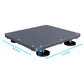 Gray magnetic roof bracket platform with four rubber feet and mounting screws