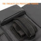 Thick cushioned tailgate bike protection pad with adjustable webbing straps