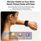 Y8 Smart Watch With Bluetooth Call Fitness Tracker Heart Rate Sleep Monitor