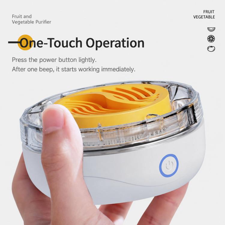 Fruit Vegetable Washing Machine Food Purifier With Wireless Charging Base
