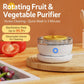 Fruit Vegetable Washing Machine Food Purifier With Wireless Charging Base