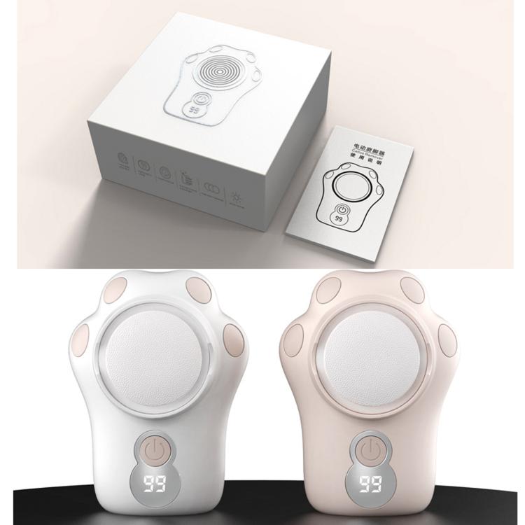 Foot callus remover with retail box and two units in white and pale pink
