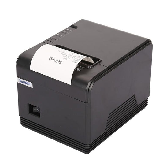 Xprinter XP-Q200 USB+Lan Port Thermal Receipt Printer 80mm Printing Machine For Catering & Milk Tea Shops, US Plug, EU Plug, UK Plug