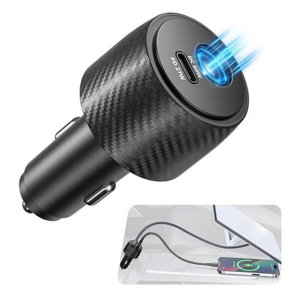 For Starlink 12-24V 2 in 1 Car Cigarette Lighter Interface Charger