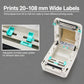 Xprinter XP-470B Thermal Barcode Printer Express E-Waybill Label Machine, USB, USB + Bluetooth