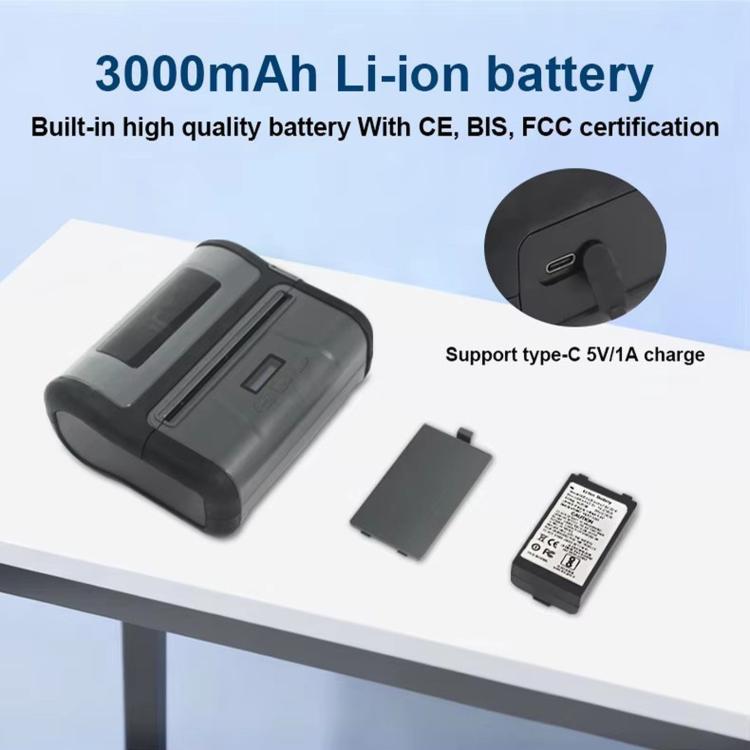 Portable 4 inch Thermal Label Printer Wireless Bluetooth Shipping Label Maker With OLED Screen, M430B